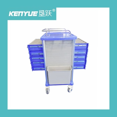 Xe giao thuốc bệnh viện với bánh xe màu xanh Xe giao thuốc