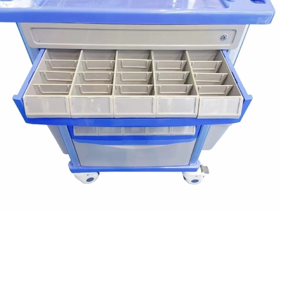 Xe giao thuốc bệnh viện với bánh xe màu xanh Xe giao thuốc