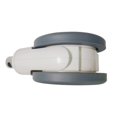 6 inch Central Control Wheel TPR + PP 32 * 50mm Với phụ kiện y tế bánh xe màu trắng