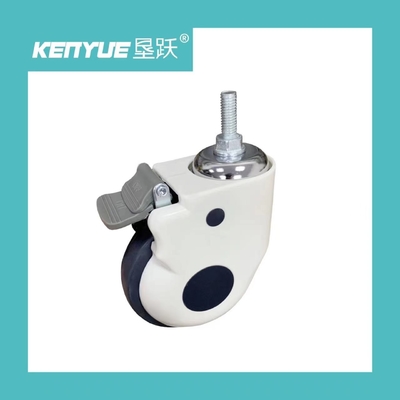 5 inch Universal Wheel With Brake Màu trắng đặc biệt sử dụng bệnh viện Caster y tế