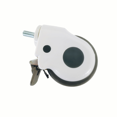 5 inch Universal Wheel With Brake Màu trắng đặc biệt sử dụng bệnh viện Caster y tế