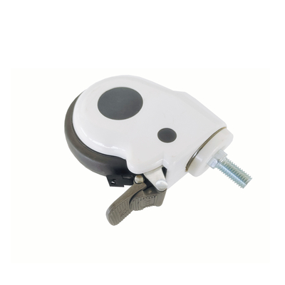 5 inch Universal Wheel With Brake Màu trắng đặc biệt sử dụng bệnh viện Caster y tế