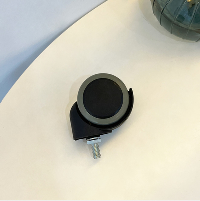 2 Inch bệnh viện Casters Đen phụ kiện đặc biệt vật liệu PU