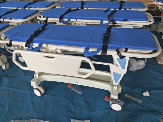 Hành động vận chuyển khẩn cấp tay xe đẩy bệnh viện chuyển bệnh nhân phanh trung tâm