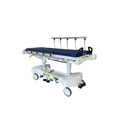 Độ cao điều chỉnh máy kéo khẩn cấp thủy lực 2 lớp Bệnh viện Bệnh nhân vận chuyển xe đẩy