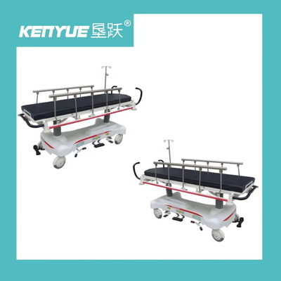 Bệnh viện cấp cứu y tế xe đẩy xe đẩy thép không gỉ Độ cao điều chỉnh