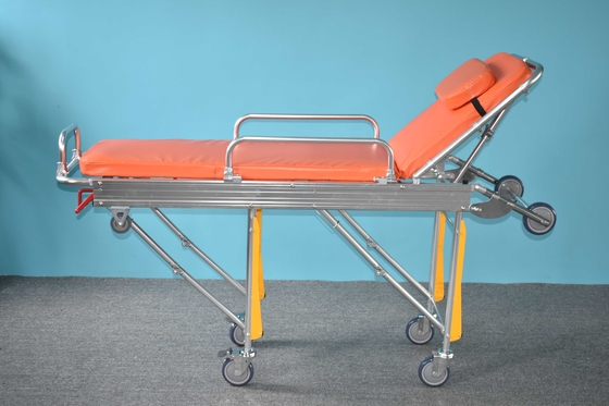 Chế độ phục hồi bệnh nhân chất lượng cao Trolley vật liệu hợp kim nhôm sản phẩm y tế gấp xe cứu thương