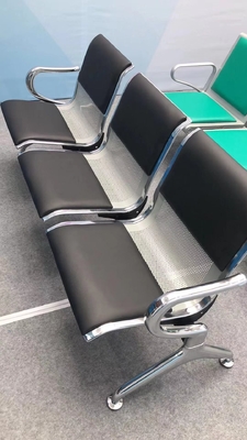 Metal PU ghế phòng chờ bệnh viện cho đồ nội thất phòng chờ thoải mái