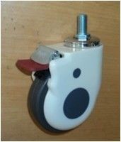 Giường y tế Bệnh viện Bánh xe câm Bánh xe nhựa có phanh ABS Vỏ ngoài