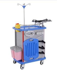 IV Cực khẩn cấp Tiện ích Thuốc Xe đẩy dụng cụ y tế với 5 ngăn kéo trên cả hai mặt Xe đẩy bệnh viện