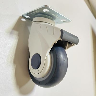 Phụ kiện giường bệnh viện Bánh xe quay y tế PP TPR im lặng