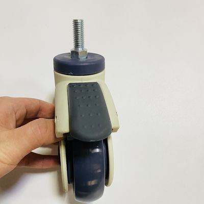 Bánh xe nội thất 3 inch Bánh xe y tế có ren tấm Bánh xe y tế