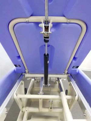 Chuyển bệnh nhân khẩn cấp Xe chuyển hàngR quay bên ray Bánh xe trung tâm 150mm Băng chuyển bệnh nhân