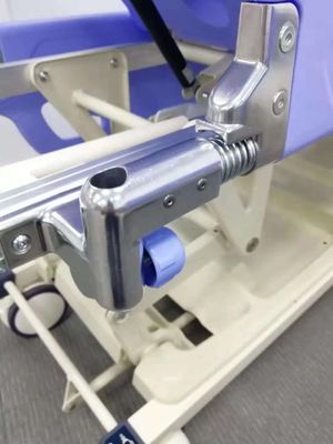 Chuyển bệnh nhân khẩn cấp Xe chuyển hàngR quay bên ray Bánh xe trung tâm 150mm Băng chuyển bệnh nhân