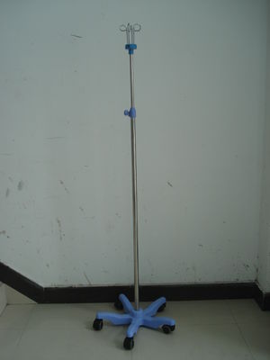 Thiết kế tùy chỉnh bằng thép không gỉ Chân đế truyền dịch đứng Iv Pole Phụ kiện