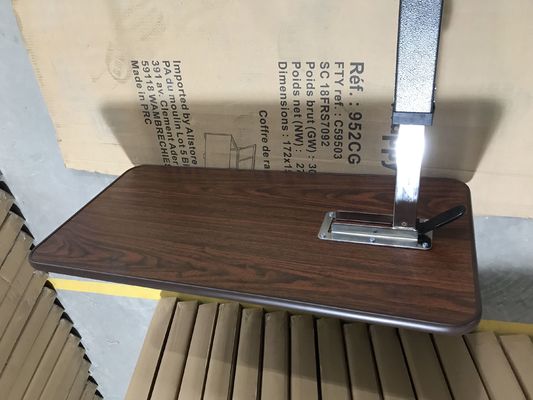 PB Chất liệu kim loại khay giường bệnh viện có thể điều chỉnh bàn cạnh giường