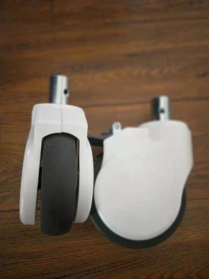Bộ phận giường bệnh viện Bánh xe y tế 5 inch Mute Bánh xe với phanh ABS Vỏ ngoài