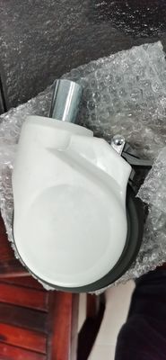 Bộ phận giường bệnh viện Bánh xe y tế 5 inch Mute Bánh xe với phanh ABS Vỏ ngoài