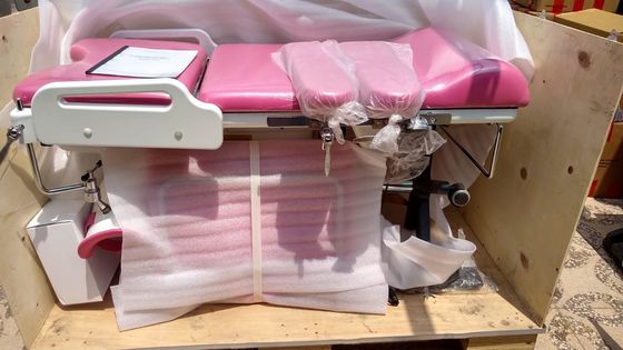 Bệnh viện đặc biệt giường phụ khoa phụ khoa màu hồng cho bàn mổ phụ khoa