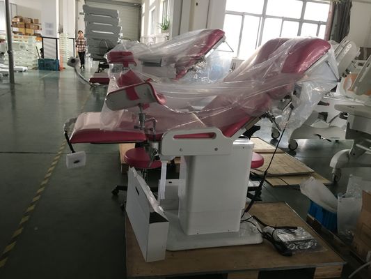 Bệnh viện đặc biệt giường phụ khoa phụ khoa màu hồng cho bàn mổ phụ khoa