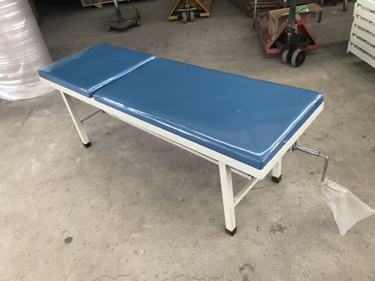 Hướng dẫn sử dụng đi văng kiểm tra y tế thép phun giường khám đơn giản màu xanh