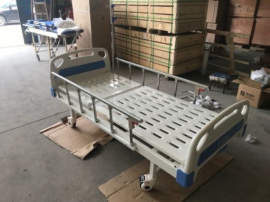 Khung thép không gỉ Đơn giản Tay quay Hướng dẫn sử dụng Giường Hướng dẫn sử dụng Giường bệnh viện