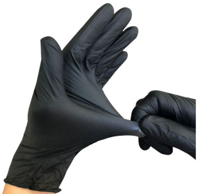 Găng tay y tế nitrile không vô trùng Găng tay nitrile đen dùng một lần