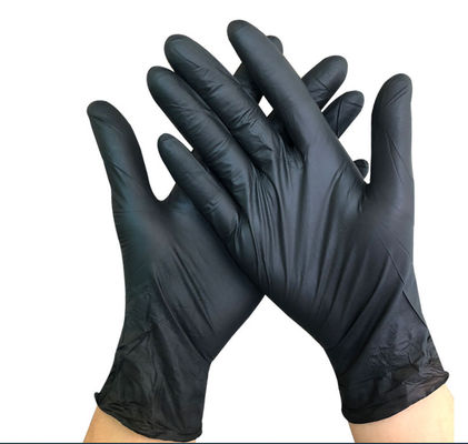 Găng tay y tế nitrile không vô trùng Găng tay nitrile đen dùng một lần