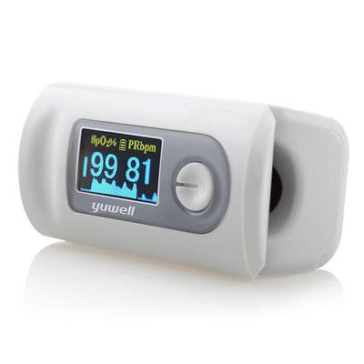 Vật liệu nhựa Máy đo oxy xung ngón tay màu trắng cho máy đo oxy trong bệnh viện