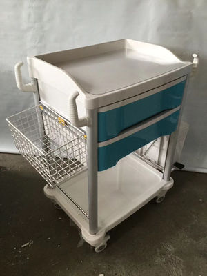 Xe đẩy y tế ABS trên bánh xe Phân phối thuốc Xe đẩy Bệnh viện