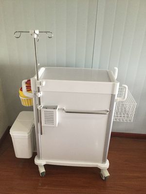 Xe đẩy y tế ABS trên bánh xe Phân phối thuốc Xe đẩy Bệnh viện