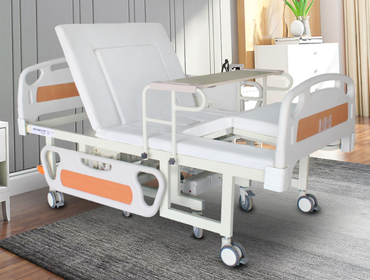 Giường điều dưỡng bằng điện tại nhà với giường có thể tháo rời xe lăn màu trắng