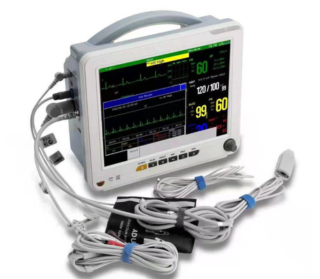 Máy đo điện tim cầm tay màu trắng chất liệu ABS máy tất cả trong một cho bệnh nhân y tế