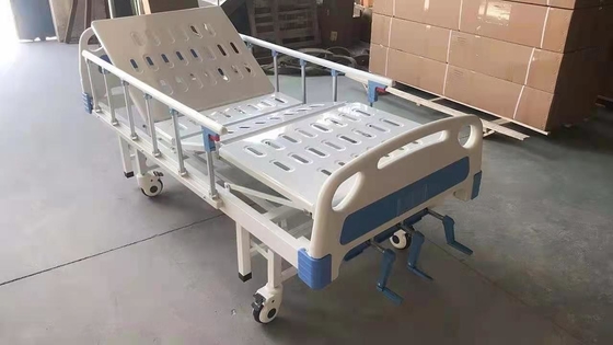 Bánh xe 5 inch Ba tay quay Phòng khám Hướng dẫn sử dụng Giường bệnh viện Di động