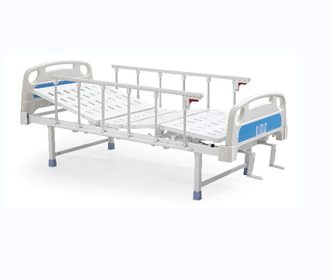 Giường bệnh viện hướng dẫn sử dụng Metal Double Rocker Màu trắng và xanh lam