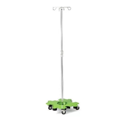 Chất liệu nhôm Chân đế truyền dịch IV y tế Ba màu Di động