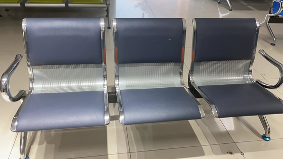 Chất liệu PU Bệnh viện Màu đen Ghế chờ Bệnh viện Chuyên dụng