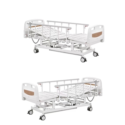 Giường điều dưỡng điện ba chức năng với khóa trung tâm bằng kim loại trắng