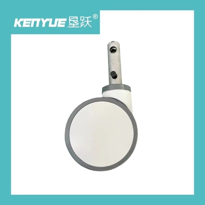 Bệnh viện kiểm soát trung tâm bánh xe y tế Bánh xe 6 inch Lõi bánh xe màu xám