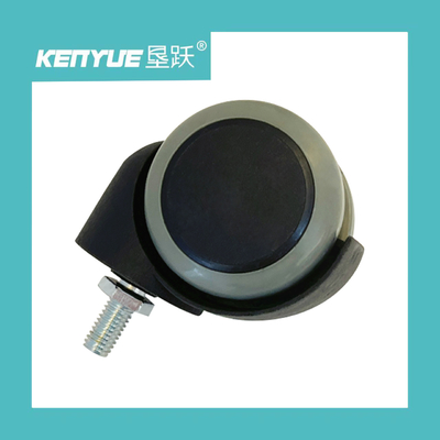 2 Inch bệnh viện Casters Đen phụ kiện đặc biệt vật liệu PU