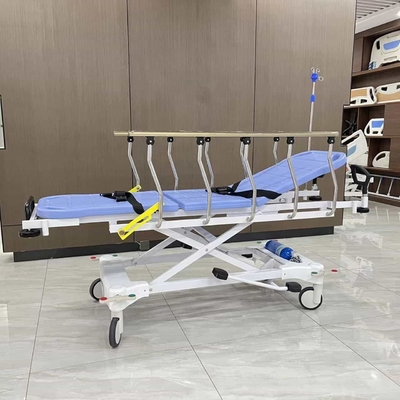 Xe kéo khẩn cấp Xe đẩy khẩn cấp thủy lực Sản phẩm y tế Ghế xe lăn giường chuyển
