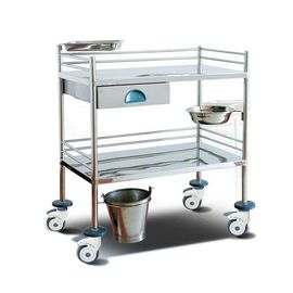 Dụng cụ phẫu thuật Bệnh viện Xe đẩy bệnh nhân, Xe đẩy thiết bị y tế bằng thép không gỉ