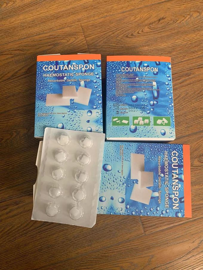 Xốp thuốc nha khoa xốp thuốc đông máu xốp gelatin hấp thụ 0