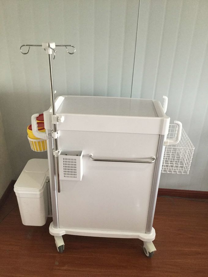 Xe đẩy y tế ABS trên bánh xe Phân phối thuốc Xe đẩy Bệnh viện 1